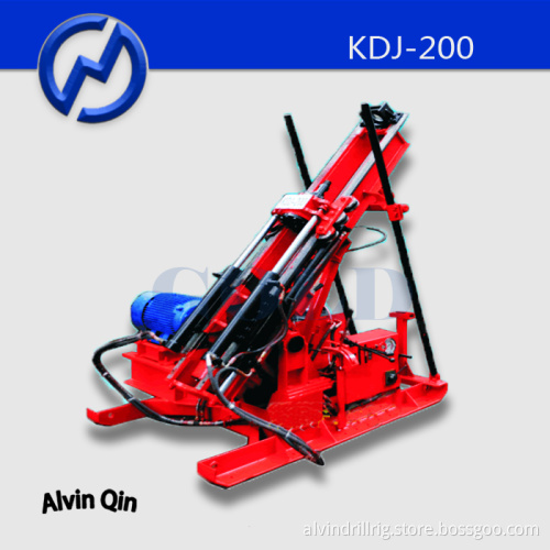 KDJ-200 model Drilling Rig tunnel drill rig